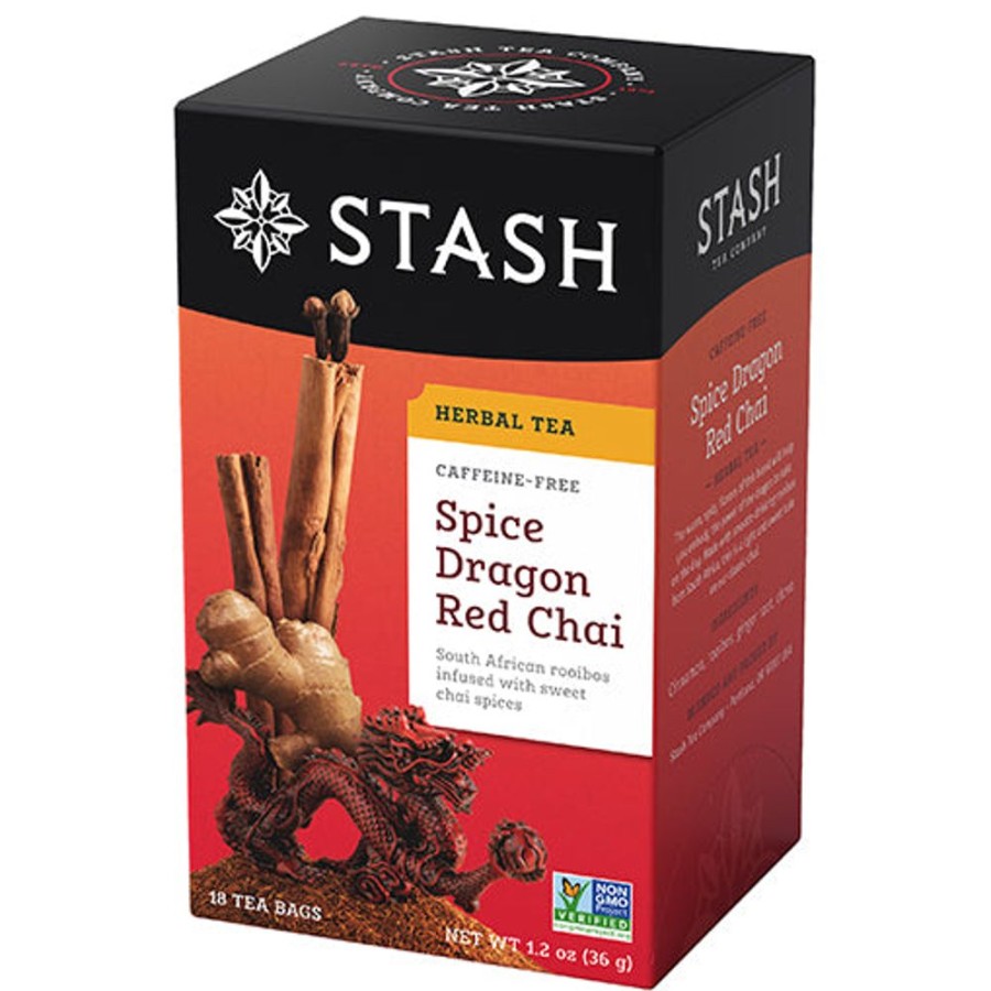 Tea Stash Tea Herbal | Spice Dragon Red Chai Herbal Tea