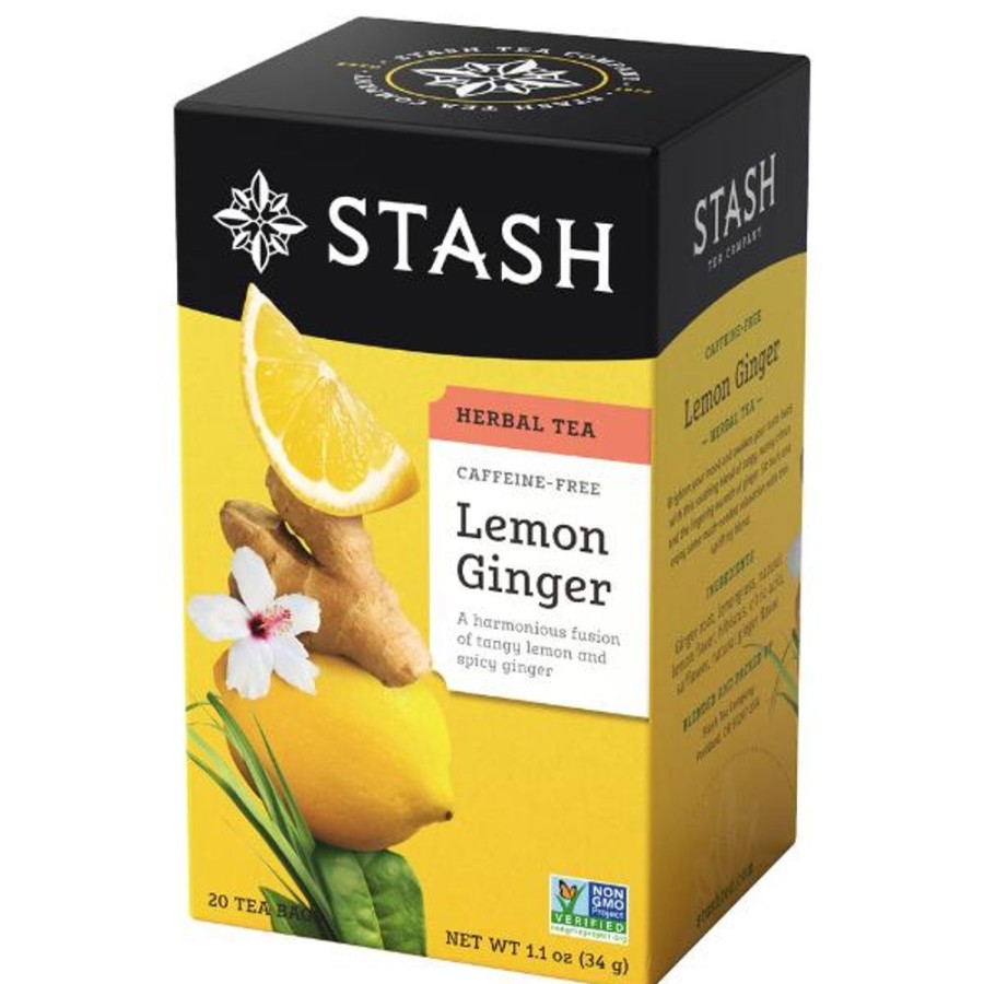 Tea Stash Tea | Lemon Ginger Herbal Tea