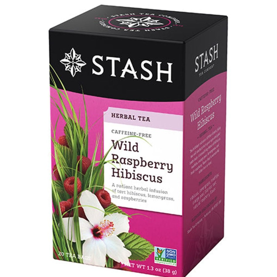 Tea Stash Tea | Wild Raspberry Hibiscus Herbal Tea