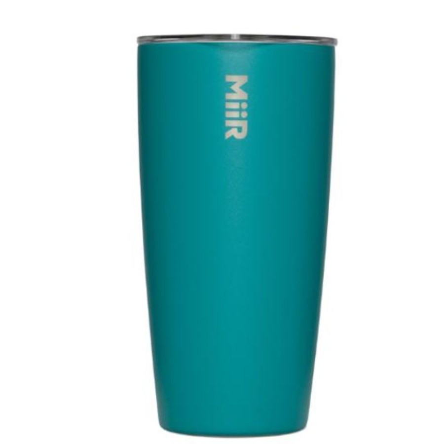 Teaware MiiR | Miir Coastal Teal 16 Oz Clear Lid Tumbler