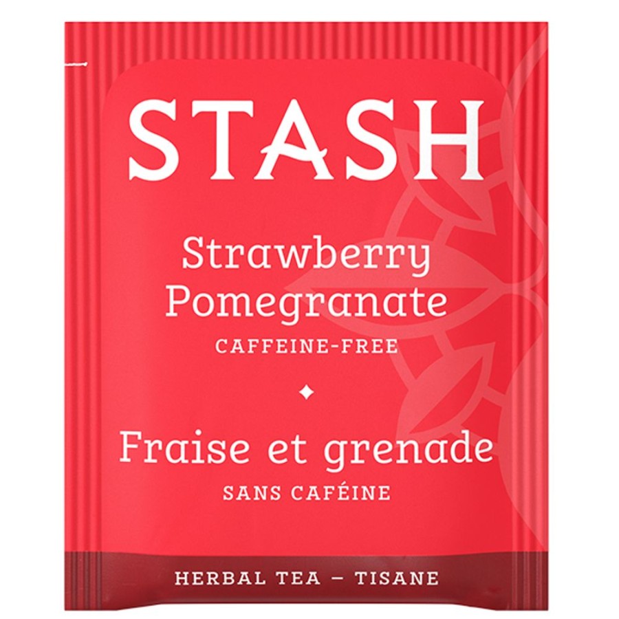 Tea Stash Tea Herbal | Strawberry Pomegranate Red Herbal Tea