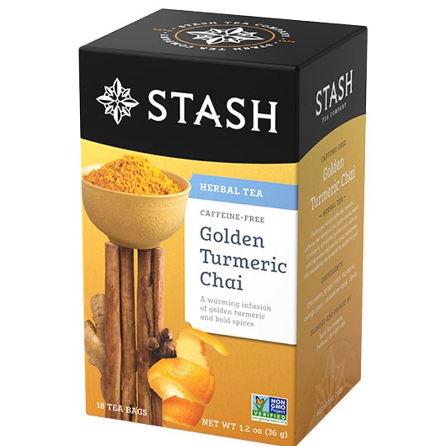 Tea Stash Tea | Golden Turmeric Chai Herbal Tea