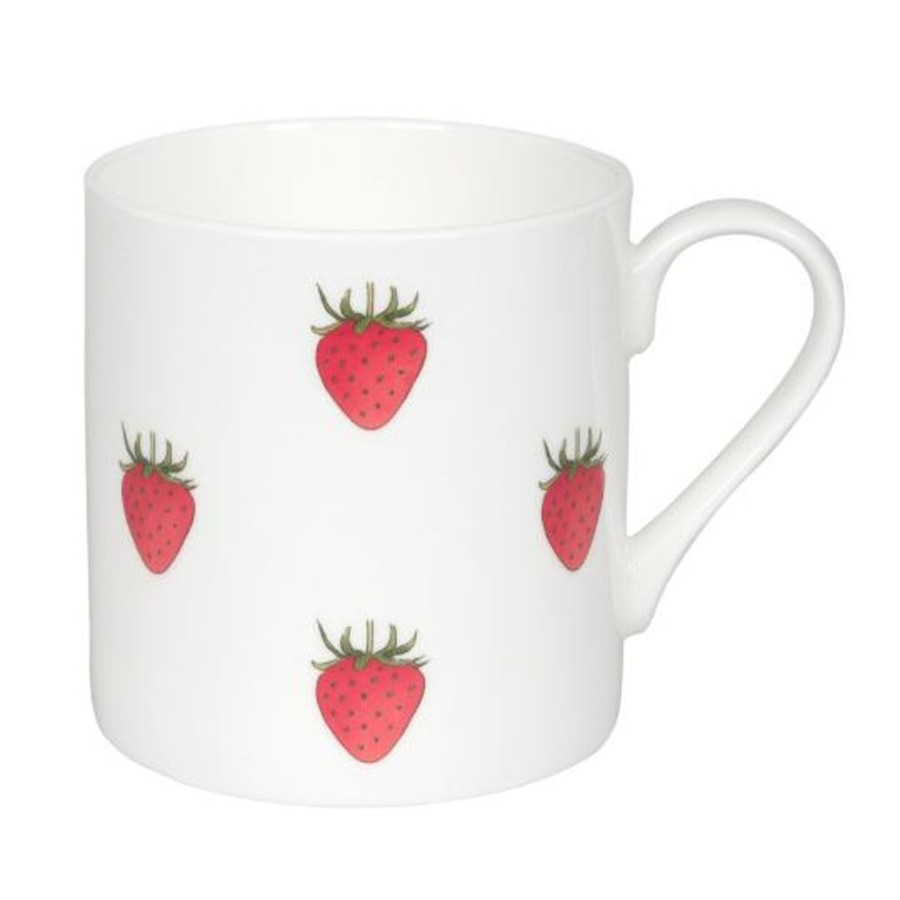 Teaware Sophie Allport | Strawberries Fine Bone China Tea Mug