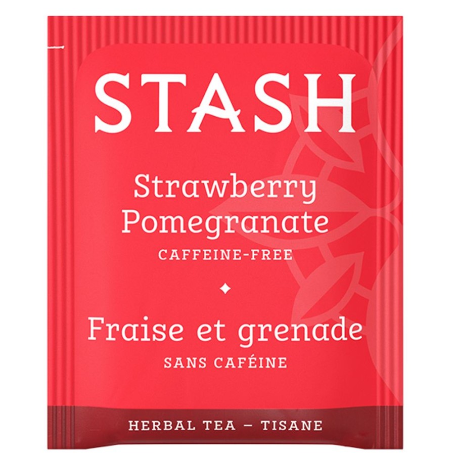 Tea Stash Tea Specialty | Strawberry Pomegranate Red Herbal Tea