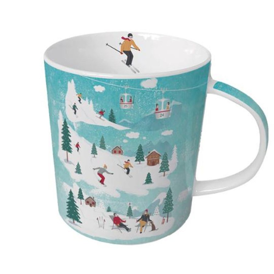 Teaware Stash Tea | St. Moritz Skiers Mug In Gift Box