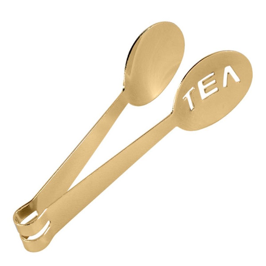 Teaware Creative Co-Op | Gold Tea Tongs