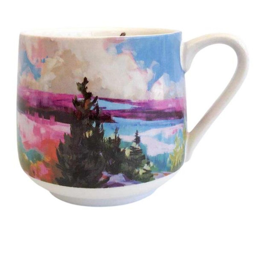 Teaware Greenbox Art + Culture | Colorful Landscape Mug