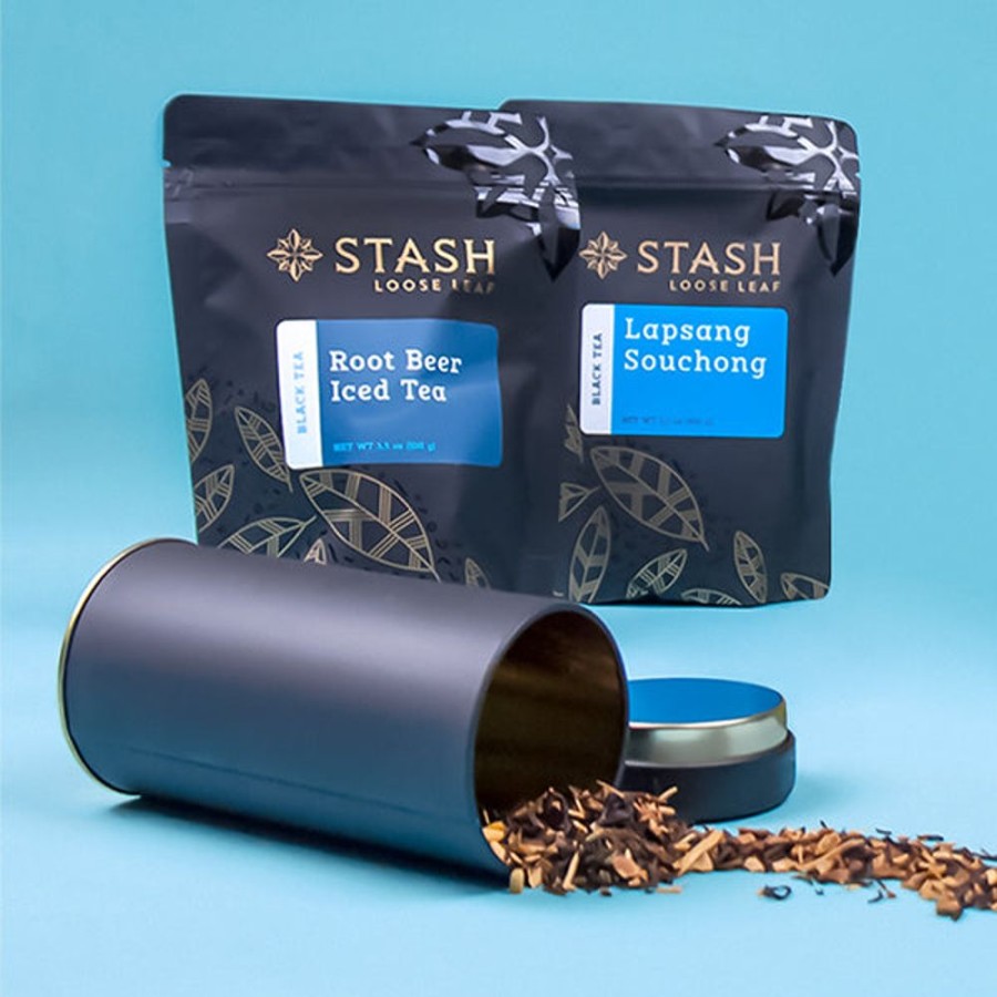 Teaware Stash Tea | Matte Black Canister