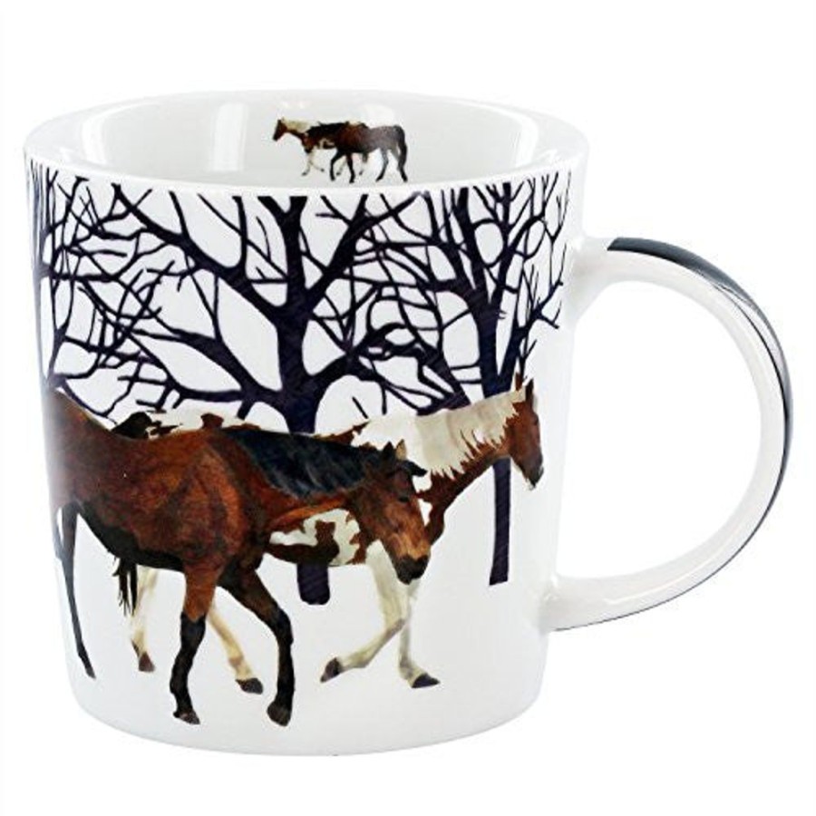 Teaware Stash Tea | Winter Horses Mug In Gift Box