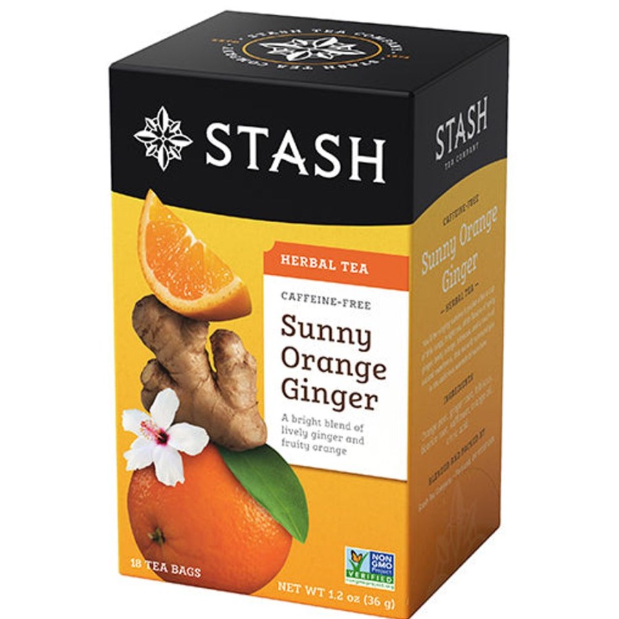 Tea Stash Tea Herbal | Sunny Orange Ginger Tea