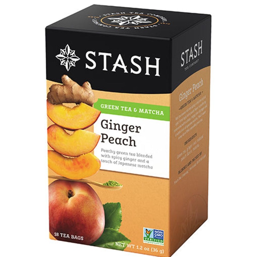 Tea Stash Tea | Ginger Peach Green Tea