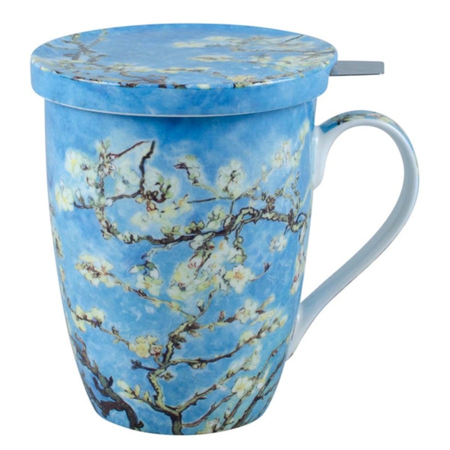 Teaware Stash Tea | Van Gogh Almond Blossom Infuser Mug With Lid In Gift Box