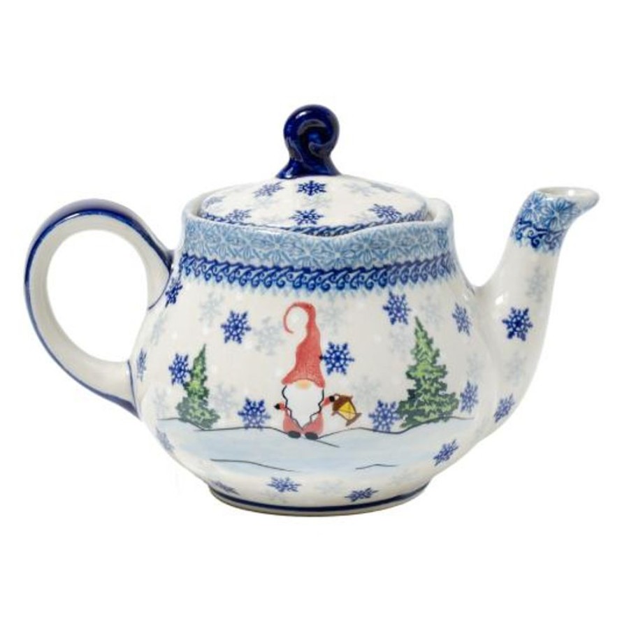 Teaware Stash Tea | Polish Pottery Gnome Teapot