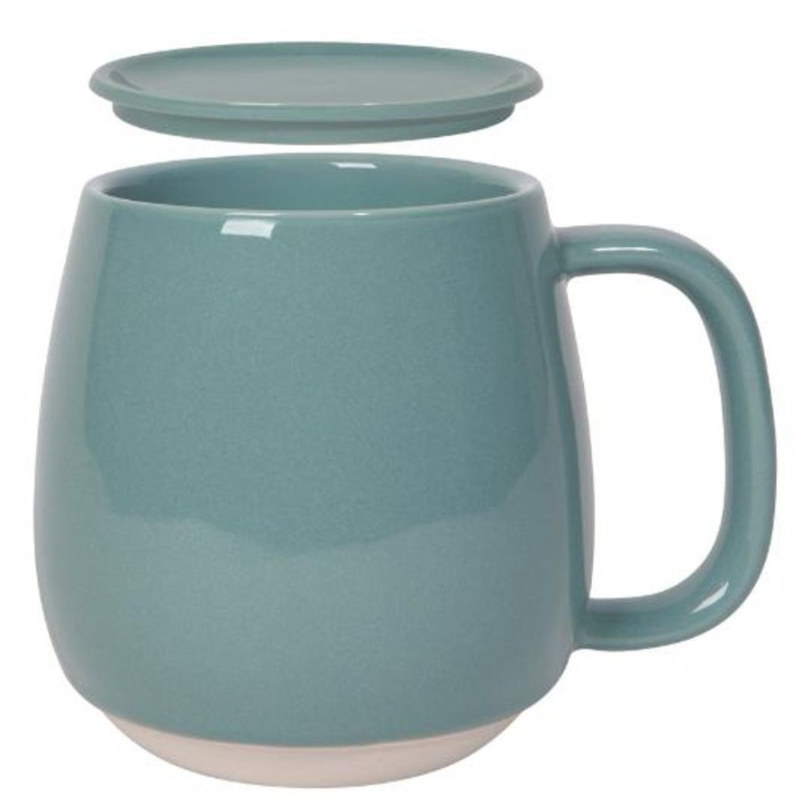 Teaware Danica | Lagoon Tint Stoneware Mug With Lid