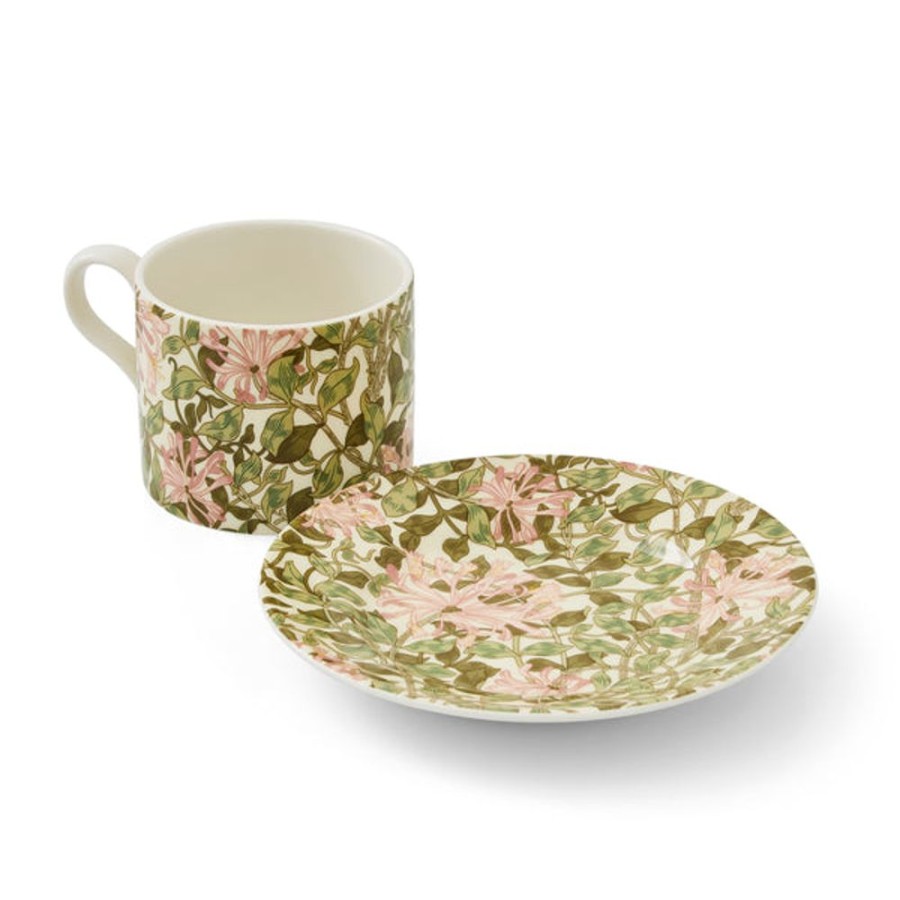 Teaware Spode | Morris & Co Honeysuckle Tea Cup & Saucer