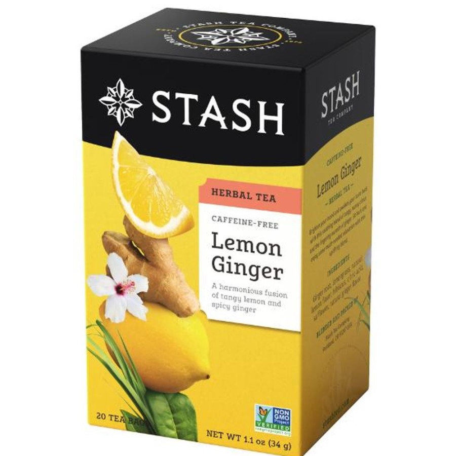 Tea Stash Tea Citrus | Lemon Ginger Herbal Tea