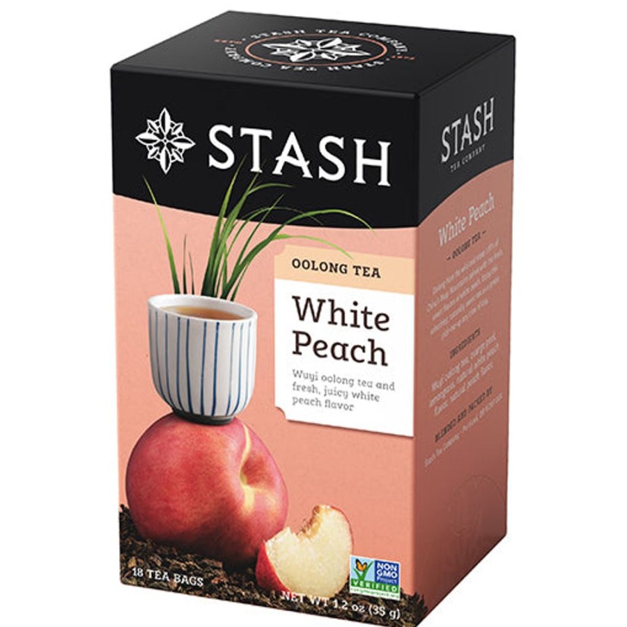 Tea Stash Tea Fruity | White Peach Oolong Tea