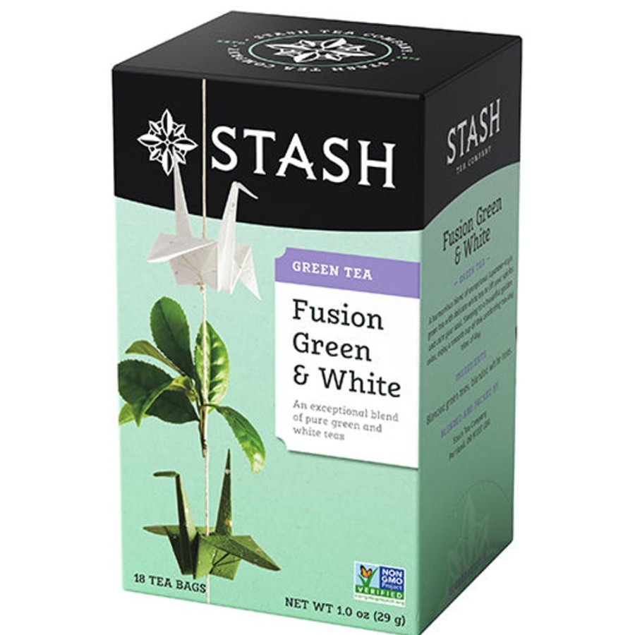 Tea Stash Tea Unflavored | Fusion Green And White Tea