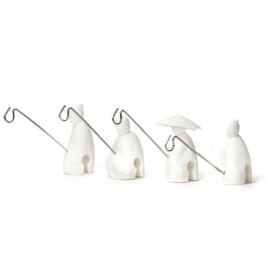 Teaware Kikkerland | Jiang Taigong Fishermen Tea Bag Holders