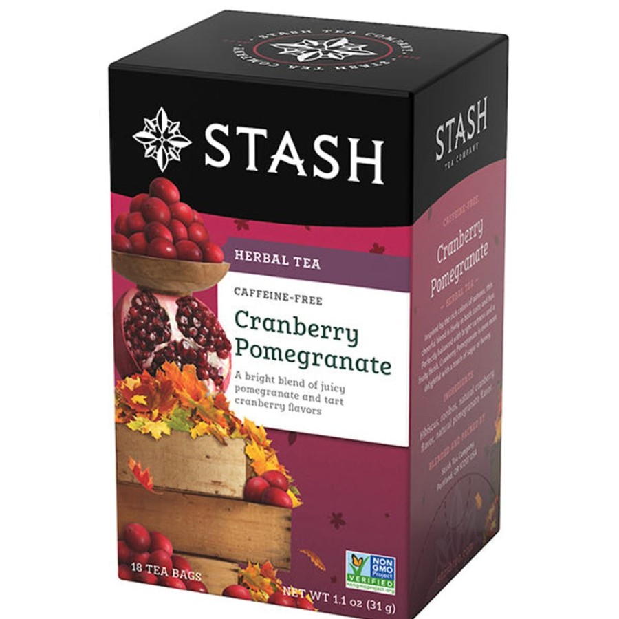 Tea Stash Tea Herbal | Cranberry Pomegranate Herbal Tea