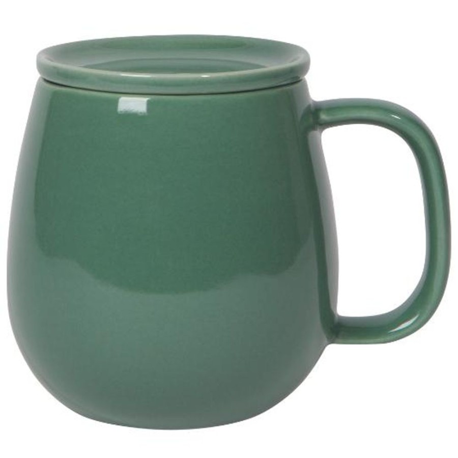 Teaware Danica | Jade Tint Stoneware Mug With Lid